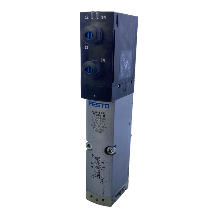 Festo VSVA-B-B52-ZD-A1-1T1L Magnetventil 539156 3-10 bar 24V DC drosselbar