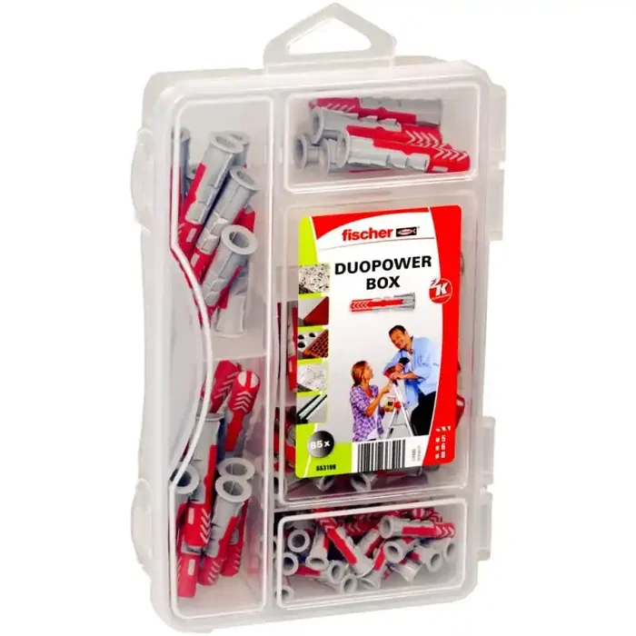 fischer DuoPower-Box mini Dübelsortiment Universaldübel DuoPower 5, 6 und 8mm