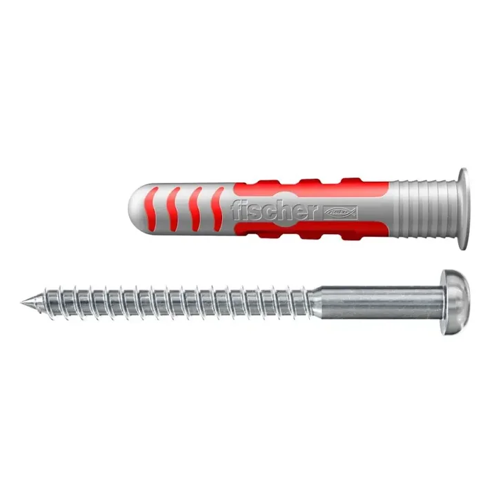 fischer DuoSeal selbstabdichtender Fliesen Dübel mit Edelstahlschraube für Nassbereiche 8×48 mm – 25 Stück