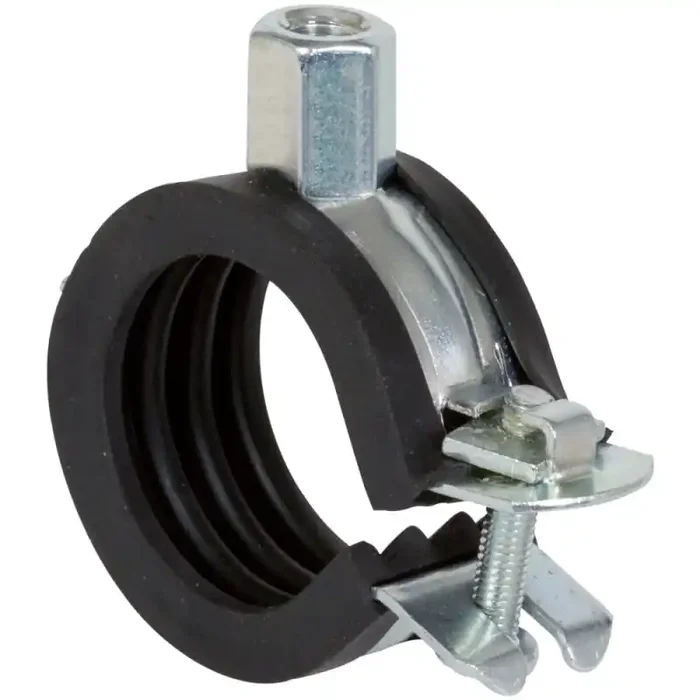 fischer Gelenkrohrschelle FGRS mit EPDM Schalldämmeinlage 32 – 37 mm M8/M10 – 100 Stück