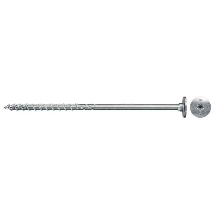 fischer Holzbauschraube PowerFast II Stufensenkkopf TX Teilgewinde galvanisch verzinkt 8 x 380 – 50 Stück