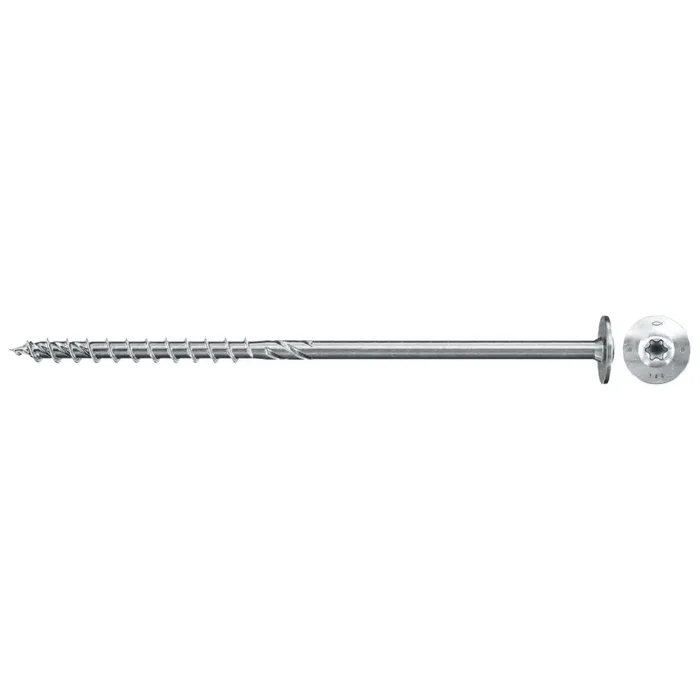 fischer Holzbauschraube PowerFast II Tellerkopf TX Teilgewinde galvanisch verzinkt 8 x 400 – 50 Stück