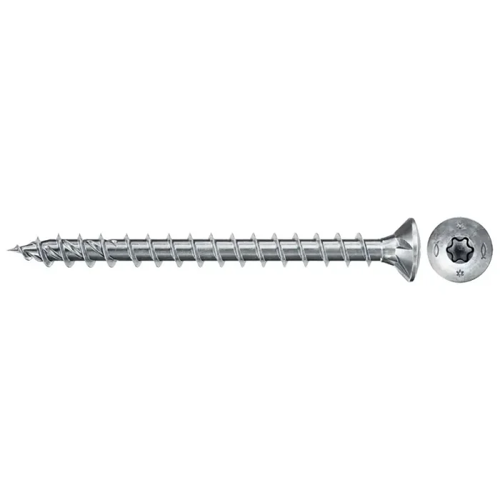 fischer Holzschraube PowerFast II Vollgewinde Senkkopf TX20 blau verzinkt 5 x 30 mm – 200 Stück