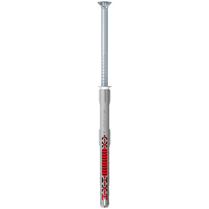 fischer Langschaftdübel DuoXpand mit Schraube Stahl Senkkopf 10 x 100 mm – 50 Stück