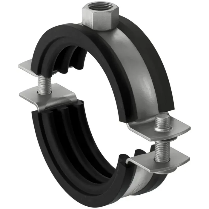 fischer Rohrschelle zweischraubig FRS aus Edelstahl A4 81 – 86 mm M10 – 10 Stück