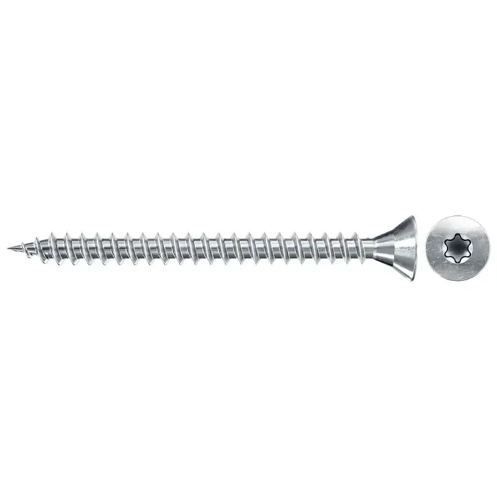fischer Spanplattenschraube FSPII Vollgewinde Senkkopf TX10 blau verzinkt 3,5 x 16 mm – 1000 Stück