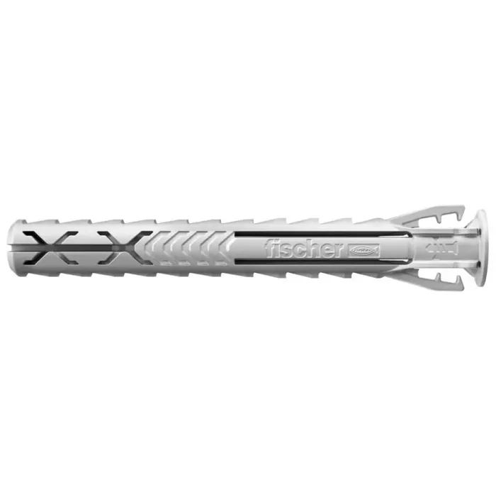 fischer Spreizdübel SX Plus mit Fixierflügeln für Voll- und Lochstein 6 x 50 – 100 Stück