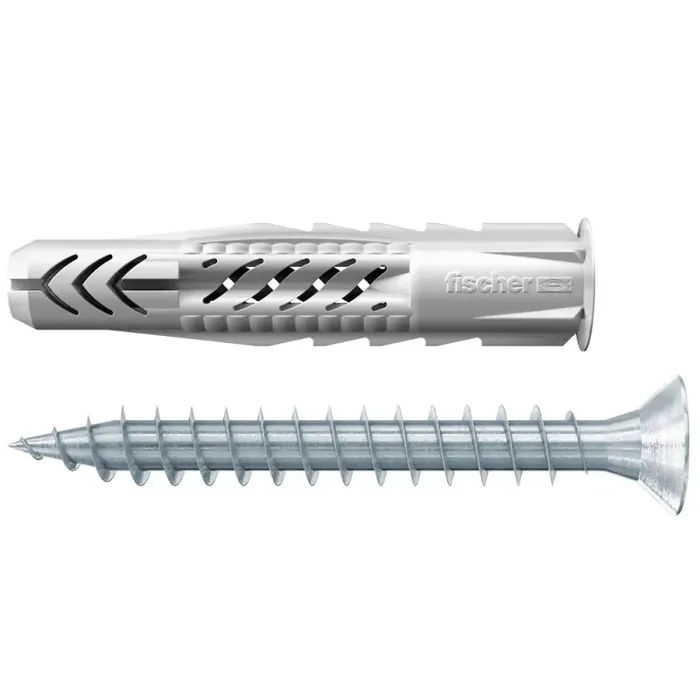 fischer Universaldübel UX aus Nylon mit Rand und Schraube