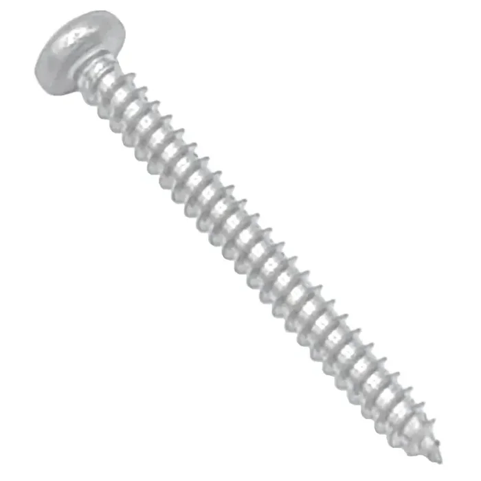 Flachkopf-Blechschrauben mit Spitze Innensechsrund ISO 14585 Form C Edelstahl A2 6,3 x 45 – 250 Stk