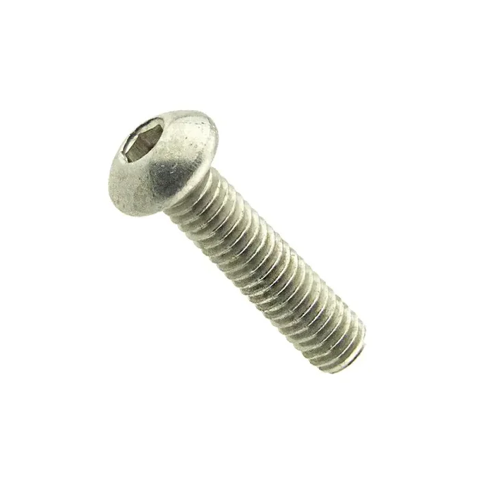 Flachkopfschraube mit Innensechskant ISO 7380-1 Edelstahl A2 M 6 x 35 – 200 Stück