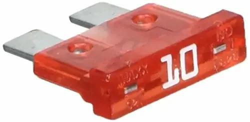 Flachsteckersicherung „ATO“ Standard, Na 10 A, rot, HERTH+BUSS