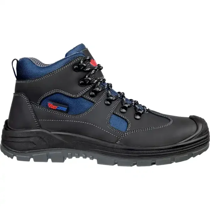 footguard SAFE MID robuster hoher Sicherheitsschuhe S3 schwarz/blau Gr. 46