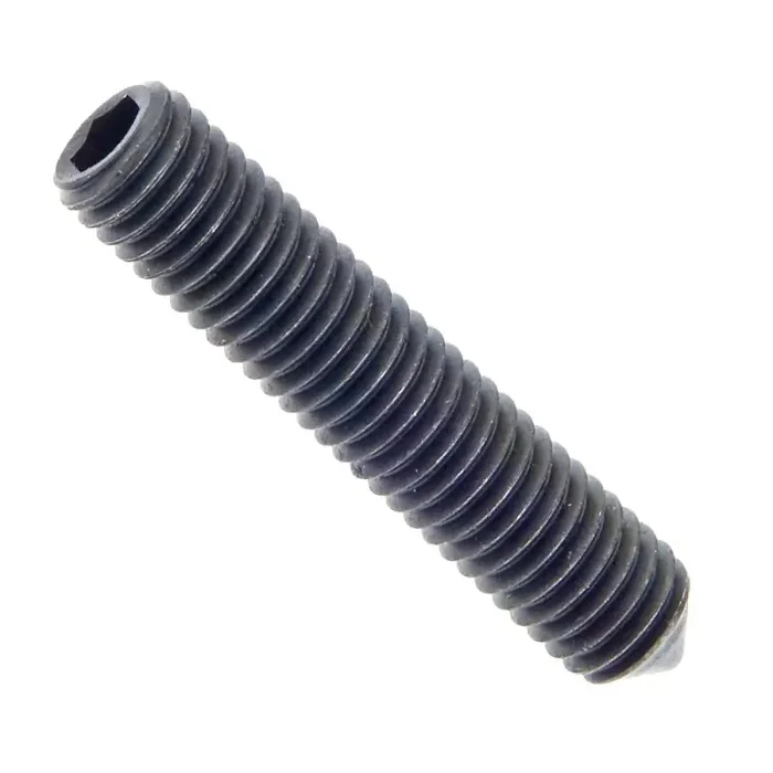 Gewindestifte mit Innensechskant und Spitze DIN 914 Stahl 45 H blank M 5 x 5 mm – 1000 Stück