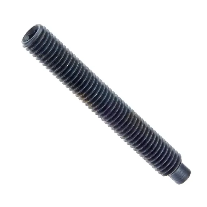 Gewindestifte mit Innensechskant und Zapfen DIN 915 Stahl 45 H blank M 24 x 45 mm – 25 Stück