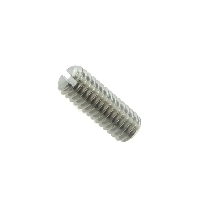 Gewindestifte mit Schlitz und Kegelkuppe ISO 4766 Edelstahl A4 M 4 x 30 mm – 50 Stück