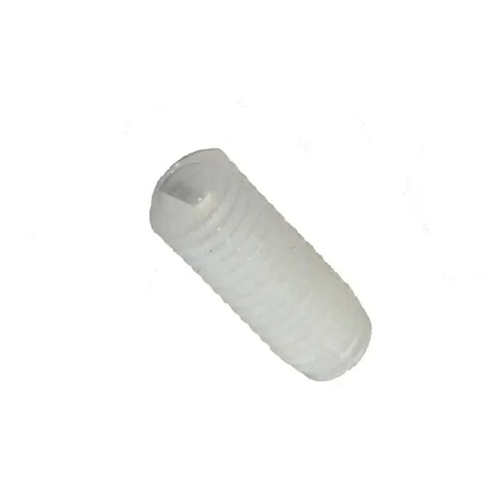 Gewindestifte mit Schlitz und Kegelkuppe ISO 4766 Polyamid M 6 x 8 mm – 100 Stück