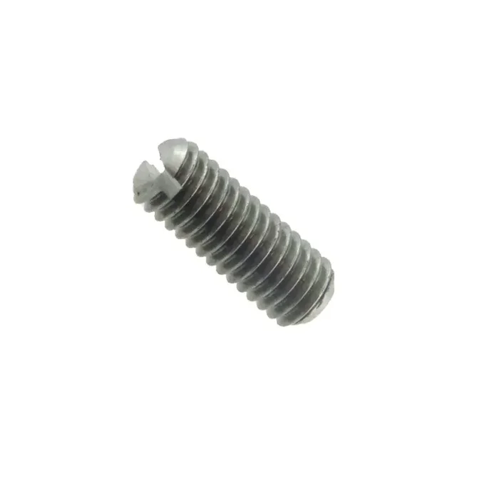 Gewindestifte mit Schlitz und Kegelkuppe ISO 4766 Stahl 14 H galvanisch verzinkt M 8 x 40 mm – 100 Stück