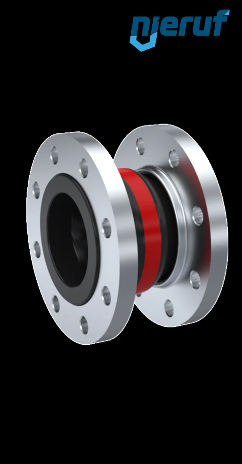 Gummi-Kompensator DN250 EPDM Edelstahlflansche