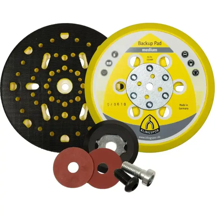 Haftstützteller HST 555 Medium für veloursbeschichtete Schleifscheiben 150mm