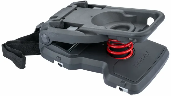 HAMAX Gepäckträgeradapter SB-verpackt, grau Verwen für HAMAX-Kind