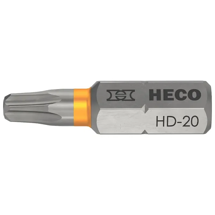 HECO-Drive Bit 25mm mit GripFit-Technologie für einhändiges Arbeiten HD-20 – 10 Stück