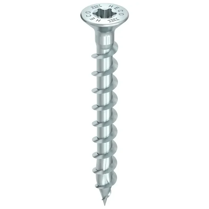 HECO-TOPIX-plus Beschlagschraube Stahl verzinkt Senkkopf HD variables Vollgewinde 4,5×40 – 500 Stück