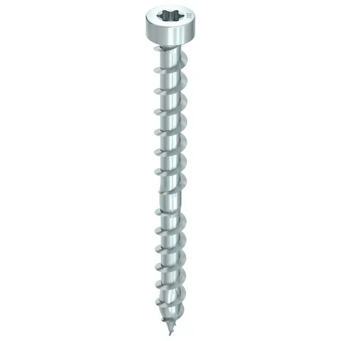 HECO-TOPIX-plus CombiConnect Holzbauschraube Stahl verzinkt Zylinderkopf TX CC-Gewinde 6,5×130 – 100 Stück