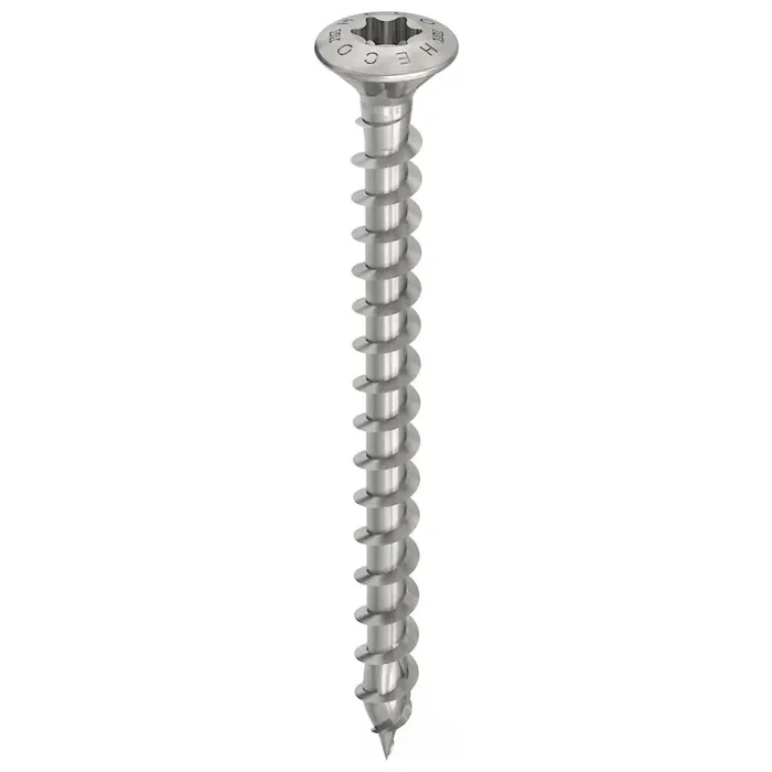 HECO-TOPIX-plus Holzschraube Edelstahl A2 Linsensenkkopf HD variables Vollgewinde 5×60 – 200 Stück