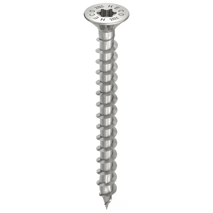 HECO-TOPIX-plus Holzschraube Edelstahl A2 Senkkopf HD variables Vollgewinde 5×35 – 200 Stück