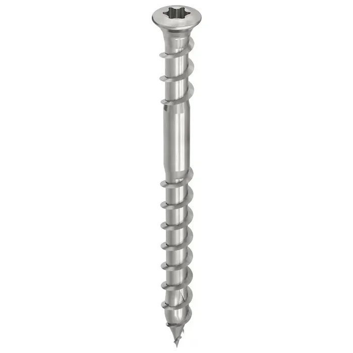 HECO-TOPIX-plus Terrassenschraube Edelstahl A4 Linsensenkkopf HD mit UK-Gewinde 5×60 – 200 Stück