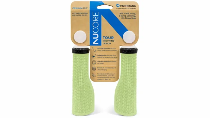 HERRMANS Griff „Nucore Tour“ SB-verpackt, 130 mm, peak, peppermi