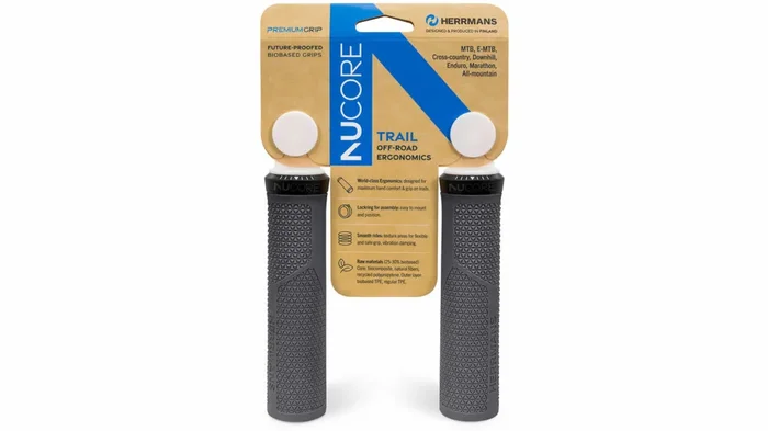 HERRMANS Griff „Nucore Trail“ SB-verpackt, 130 mm, peak, grey