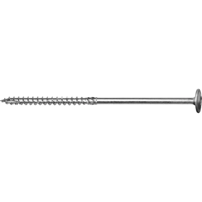 Holzbauschraube BMax Tellerkopf TX40 Stahl verzinkt Schneidkerbe Teilgewinde 8 x 360 mm – 1 Stück