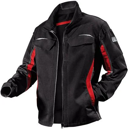 Jacke PULSSCHLAG,Gr. 52, schwarz/mittelrot