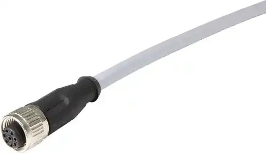 Kabelkonfektionen, M12 Cable Assembly A-cod st/- f/- 2,0m