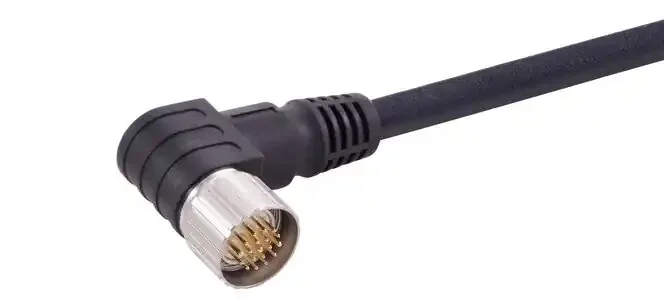 Kabelkonfektionen, M23_19P MA,Int-thread,ANG PVC cable,10M