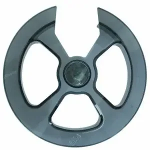 kettenschutzscheibe hebie 325e5 für 42 – 44 zähne, schwarz/transparent