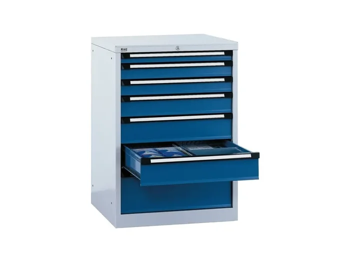 KIND Schubladenschrank „Typ 234“ Zweifarbig, 7 Sch Auszüge V70, 1