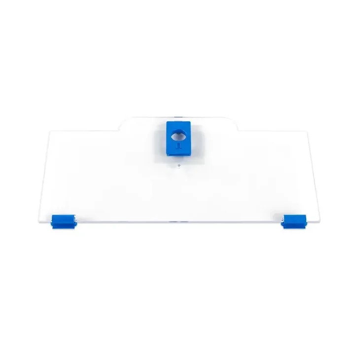 Klarsicht-Frontcover 302x80mm für Euroboxen Insight Cover 600x400x170 und 220mm – Verschluss blau