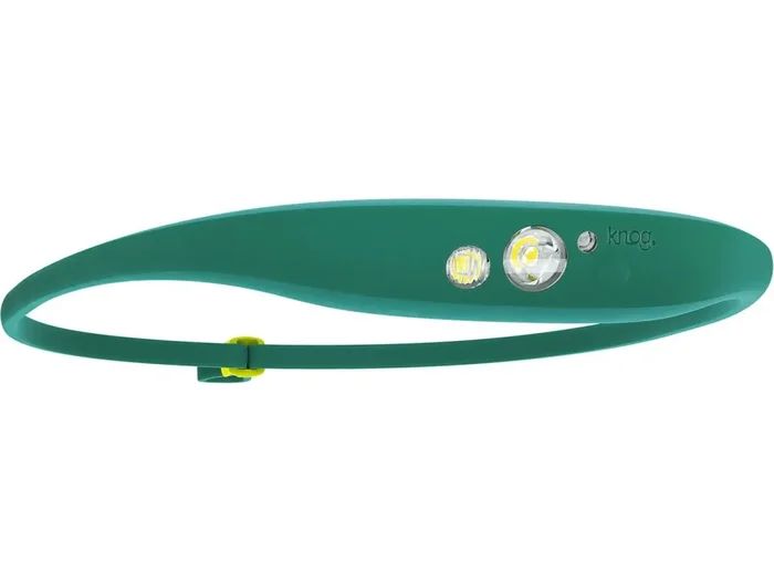 KNOG Stirnleuchte „Quokka“ Verstellbar (47-64 cm U teal / lime