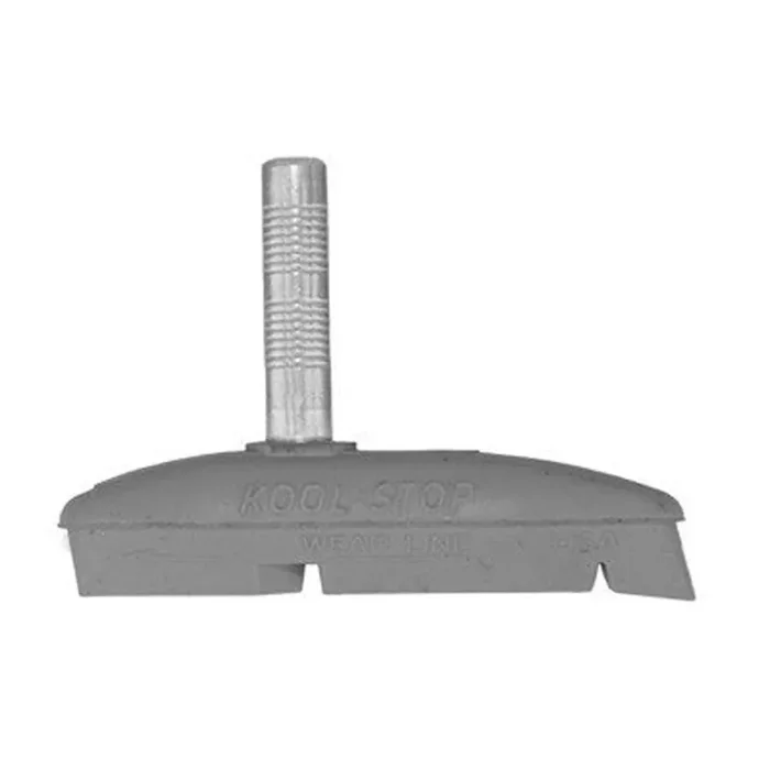 KOOL STOP Bremsschuh „Eagle 2“ SB-verpackt, für Cantilever, auf Karte zu 2 Stück Steckbefestigung, grau