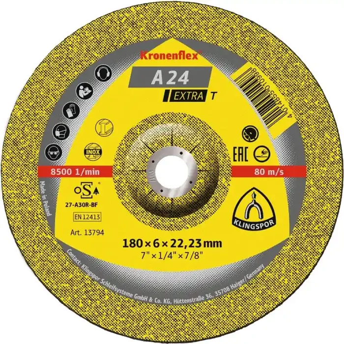 Kronenflex® Schruppscheiben A 24 EX-T gekröpft für Metall Universal