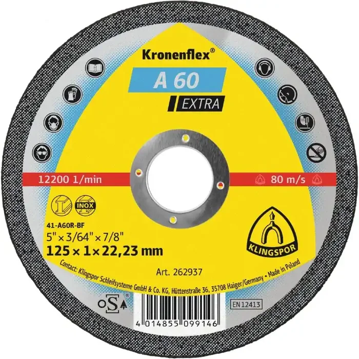 Kronenflex® Trennscheiben A 60 EX gerade für Metall universal und Edelstahl