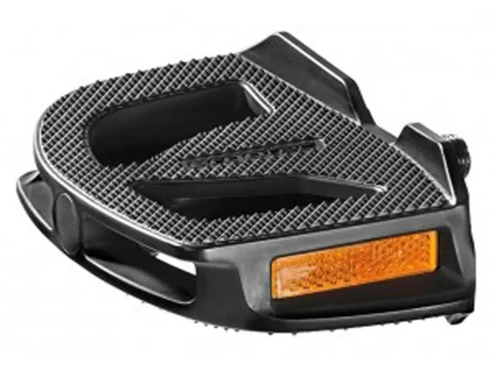 kunststoffpedal ergotec ep-1 schwarz, 9/16″, mit reflektoren