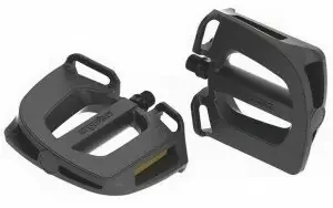 Kunststoffpedal Ergotec EP-2 schwarz, 9/16″, mit Reflektoren