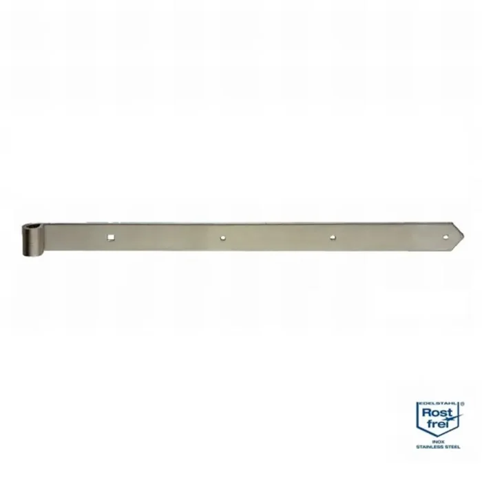 Ladenband Torbeschlag Edelstahl A2 Ende spitz Rollendurchmesser 13 mm Länge 400 mm