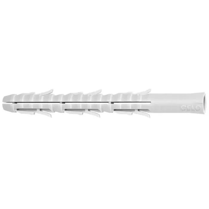 Langer Normaldübel FL Spreizdübel Flossendübel für Beton Vollstein Lochstein 8 x 120 mm – 50 Stück