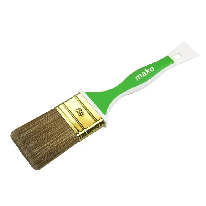 Lasur-Flachpinsel KOMFORT ERGO 2K-Griff braune all for wood-Borste 6. Stärke 50mm x 14,0mm