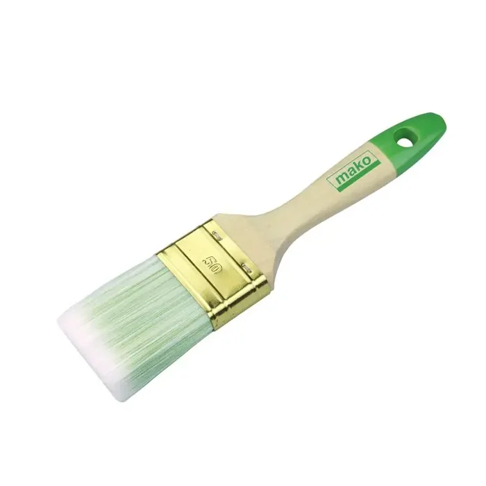 Lasur Flachpinsel PREMIUM für alle Lasuren grün-weiße all for wood-Borste – 80 mm