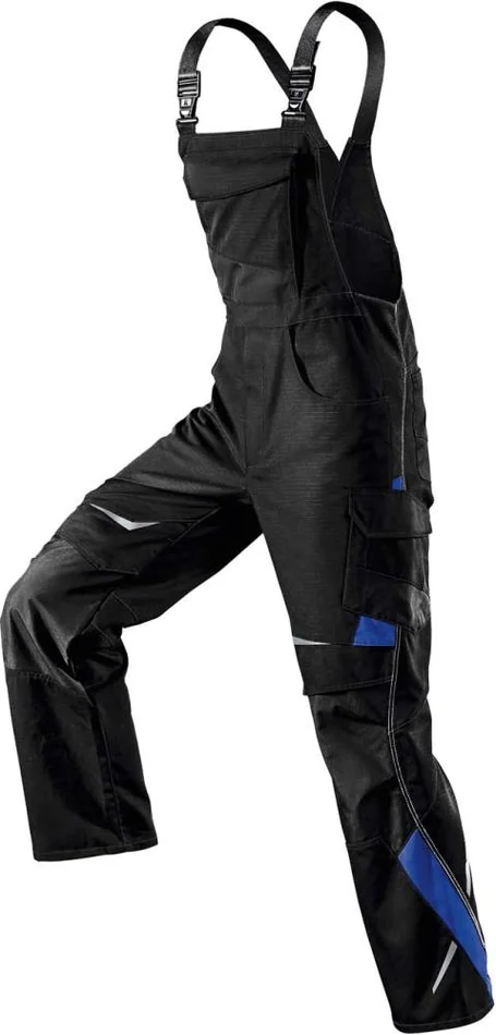 Latzhose PULSSCHLAG Gr. 106, schw./kbl.blau